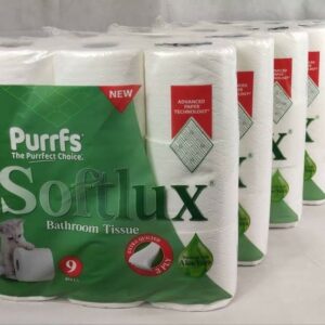100024 Purrfs Softlux Toiletpapier 45 rollen 3 laags  aloevera